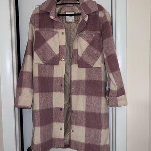 Abercrombie & Fitch coat - lilac and white size XS